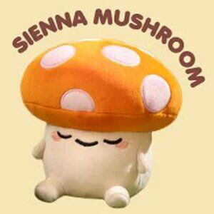 RARE Smoko Sienna Mushroom Mini Mochi Plush